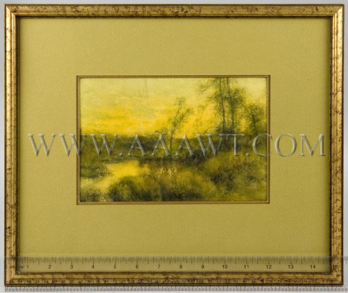 Antique Painting, Marsh at Sunrise
By Charles Partridge Adams
Mixed Media on Paper, scale view